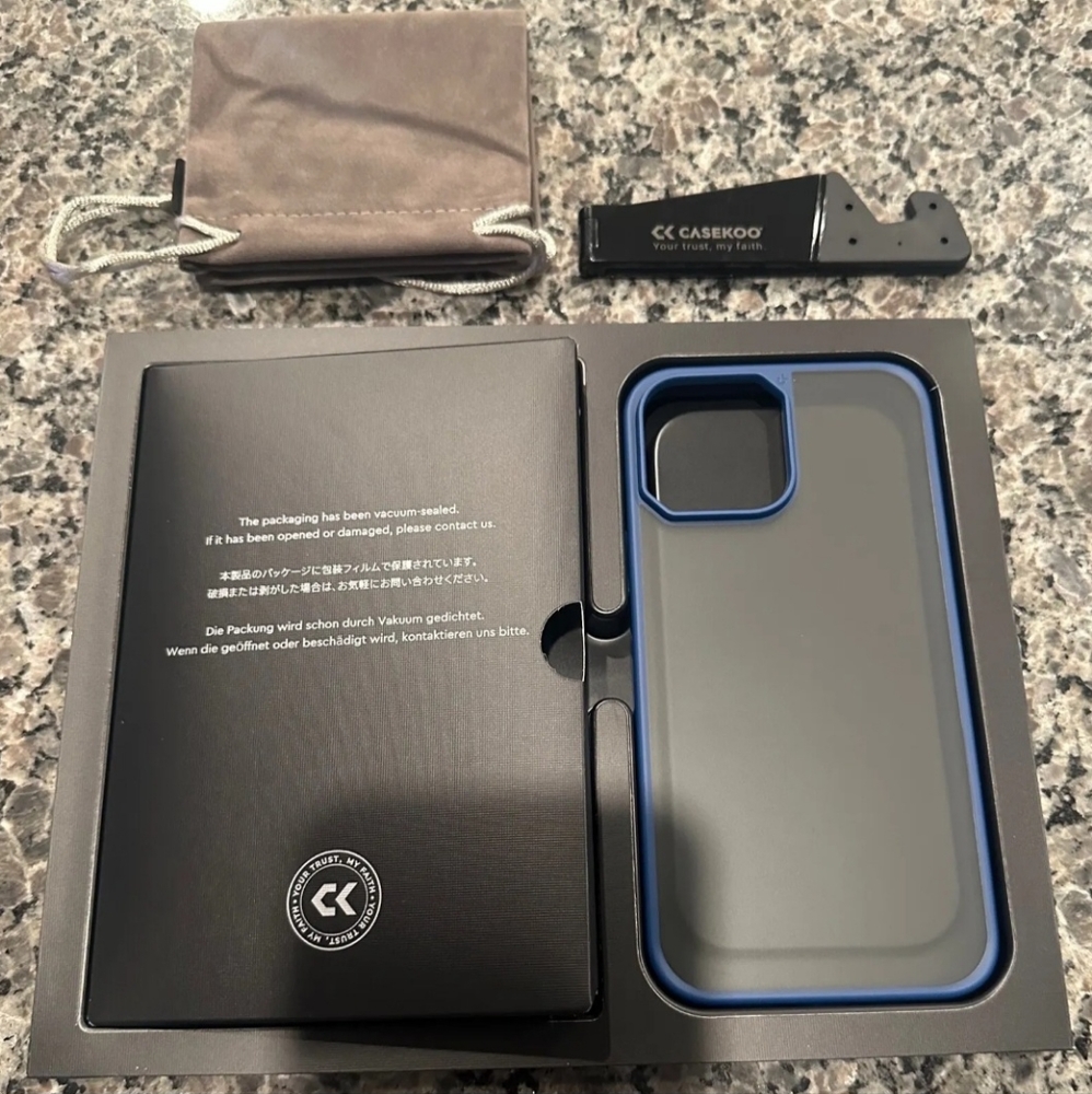 iPhone 13 Pro Max - CaseKoo LC ZJ Series Case (BLUE/CLEAR)